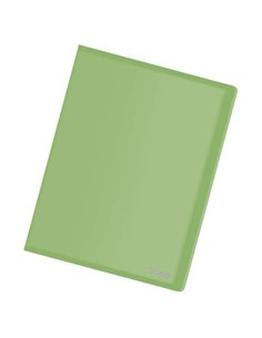 Chemise Dohe avec 20 pochettes transparentes soudées A4 80 microns - Couverture souple en polypropylène - Vert