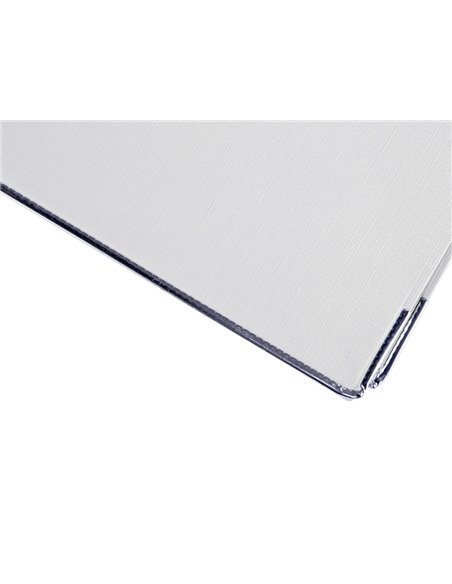 Classeur levier liderpapel documenta a4+ carton remborde dos 75mm rado metallique coloris blanc.