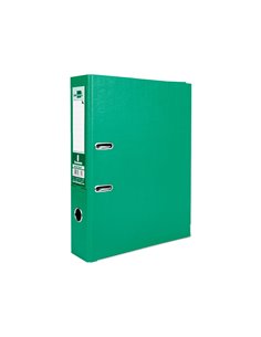 Classeur levier liderpapel documenta a4+ carton remborde dos 75mm rado metallique coloris vert. 2