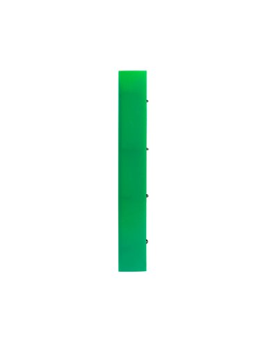 Classeur liderpapel 4 anneaux en d 25mm a4 polypropylene feuillets mobiles 100f 5x5mm coloris vert translucide.