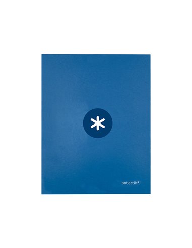 Classeur antartik 4 anneaux end 40mm a4+ carton remborde coloris bleu marine.