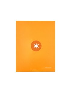 Classeur antartik 4 anneaux end 40mm a4+ carton remborde coloris jaune moutarde. 2