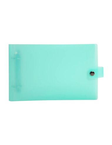 Classeur 2 anneaux bristol polypropylene a5 2/30mm assortiment pastel.