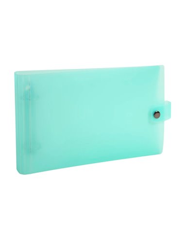 Classeur 2 anneaux bristol polypropylene a5 2/30mm assortiment pastel.