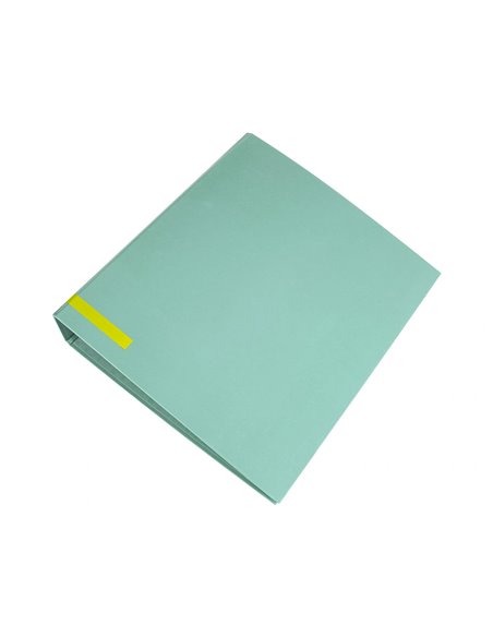 Classeur a levier liderpapel a4 color system dos de 80 mm coloris menthe.