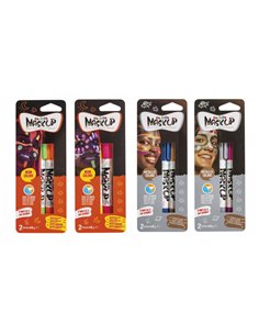 Pack Carioca Mask Up Metallic 2 unités - Teints métalliques en stick - Couleurs vives - Lavable - À base d'eau - Mélangeable - D