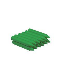 Lot de 12 crayons de cire Jovi - Ne tache pas - Inodore - Durable - Glisse bien - Facile à tailler - Développe la motricité fine