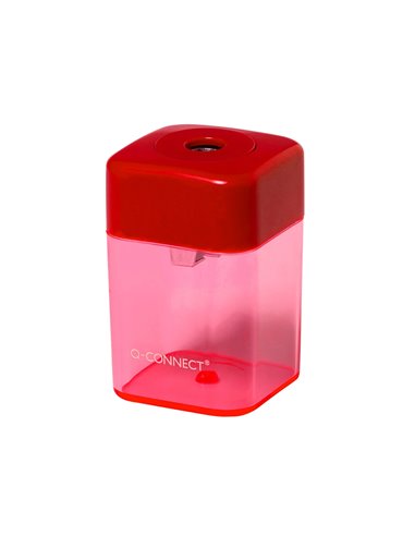 Taille-crayon q-connect économique réservoir plastique transparent 1 usage.