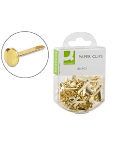 Attache parisienne q-connect laiton boîte 80 unités.