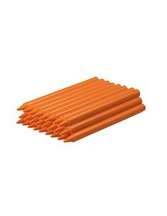 Coffret de 25 crayons de couleur en plastique Jovi Plasticolor - Résistants - Ne tachent pas - Agréables à gratter - Finition br