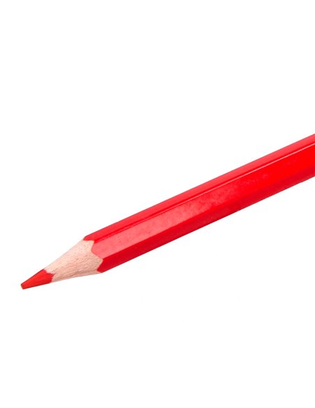 Crayon couleur liderpapel certifie fsc mine extra-resistante ecouse etui carton de 12 coloris assortis.