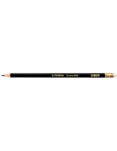 Crayon graphite stabilo swano hb corps hexagonal usage courant bout gomme. 2