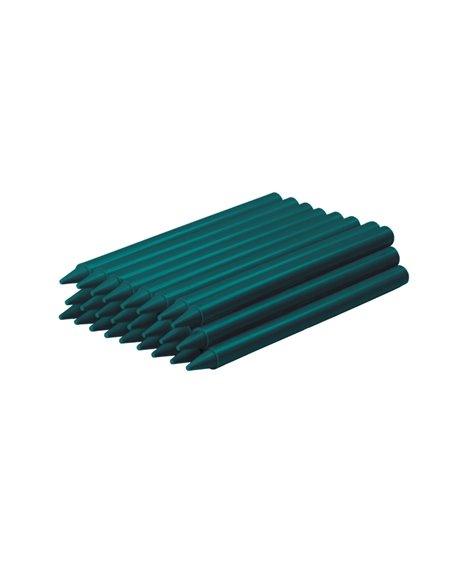 Coffret de 25 crayons de couleur en plastique Jovi Plasticolor - Résistants - Ne tachent pas - Agréables à gratter - Finition br