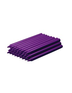 Coffret de 25 crayons de couleur en plastique Jovi Plasticolor - Résistants - Ne tachent pas - Agréables à gratter - Finition br