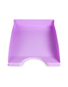 Corbeille a courrier q-connectpolypropylene documents a4+ 240x320mm empilable 350x255x65mm lavande opaque. 2