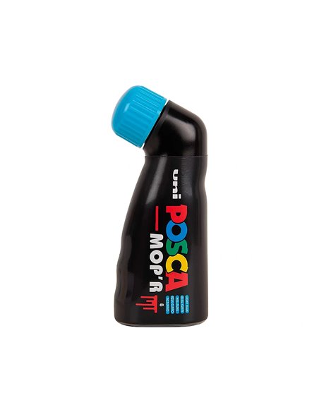 Marqueur posca peinture pointe ronde coloris bleu clair.