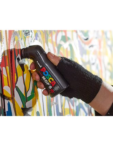 Marqueur posca peinture pointe ronde coloris bleu clair.