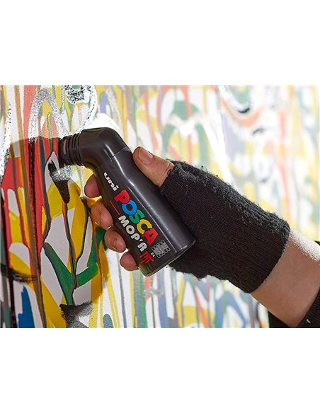 Marqueur posca peinture pointe ronde coloris bleu clair.