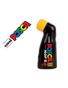 Marqueur posca peinture pointe ronde coloris jaune.