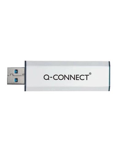 Clé usb q-connect 3.0 8gb lecture175mb/s écriture 60mb/s ré tractable interface superspeed 3.0 compatible usb 2.0.
