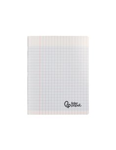 Cahier piqure liderpapel couverture pp 170x220mm 96p seyes incolore. 2
