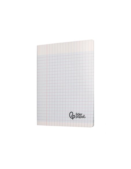 Cahier piqure liderpapel couverture pp 170x220mm 96p seyes incolore.