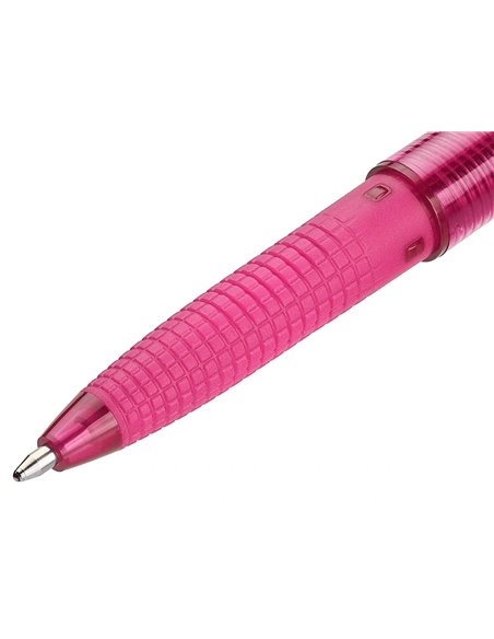 Stylo-bille pilot super grip g neon capuchon pointe moyenne bille ultra-resistante corps et.