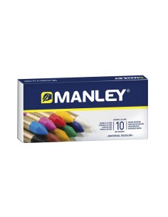 Crayons de couleur Manley, lot de 10 – Idéal pour une grande variété de techniques et d'applications – Fabriqués à la main – Lar