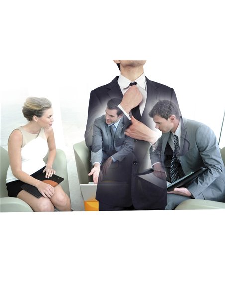 Porte-bloc exacompta exaboard a4 rabat clip métal solide porte-stylo fermeture élastique 23,5x33,5cm coloris noir.