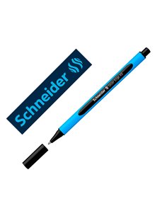 Stylo-bille schneider slider edge pointe moyenne coloris noir.