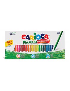 Pack de 30 emporte-pièces en plastique Carioca - Extra propres - Ne laisse pas de couleur sur les mains - Dure trois fois plus l