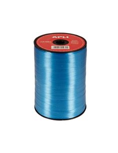 Rouleau de ruban cadeau Apli 7 mm x 500 m - Bleu