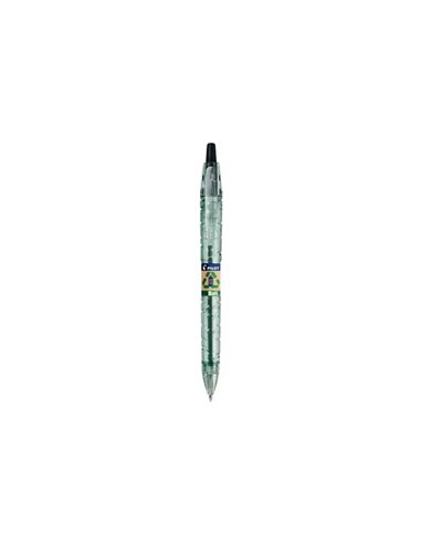 Pack pilot begreen b2p ecoball 10 stylos-bille pointe moyenne + 10 recharges noir.