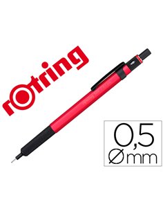 Portemine rotring 500 coloris rouge 0,5mm.