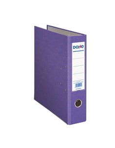 Classeur à levier Dohe format A4 - Dos 70 mm - Œillet, anneau et porte-cartes sur le dos - Carton doublé polypropylène - Coins m