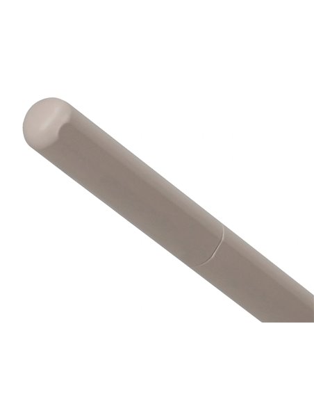 Roller et etui en simili cuir belius space b monochrome sans agrafe encre bleue coloris gris dans coffret cadeau.