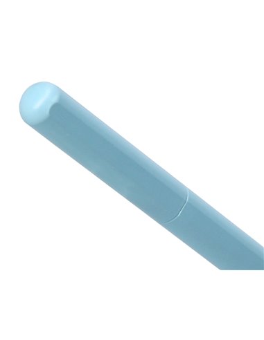 Stylo-plume et etui en simili cuir belius space b monochrome sans agrafe encre bleue coloris bleu dans coffret cadeau.