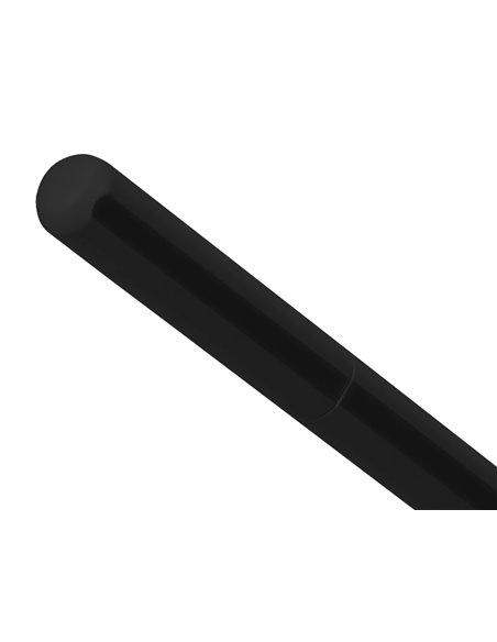 Stylo-plume et etui en simili cuir belius space b monochrome sans agrafe encre bleue coloris noir dans coffret cadeau.