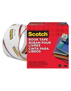 Ruban de réparation Scotch Book - 50,8 mm x 13,7 m - Transparent
