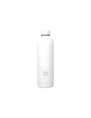 Bouteille isotherme antartik acier inoxydable sans bpa 750ml coloris blanc.
