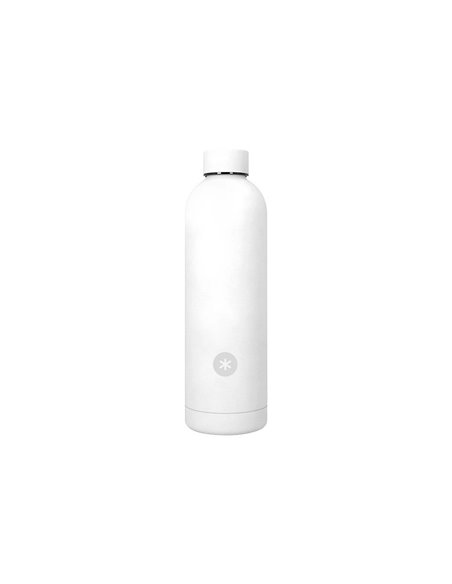 Bouteille isotherme antartik acier inoxydable sans bpa 750ml coloris blanc.