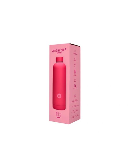 Bouteille isotherme antartik acier inoxydable sans bpa 750ml coloris fuchsia.