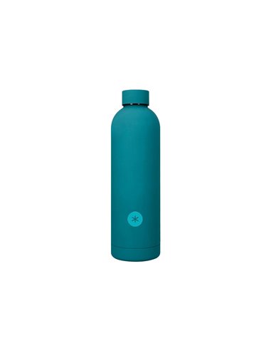 Bouteille isotherme antartik acier inoxydable sans bpa 750ml coloris turquoise.
