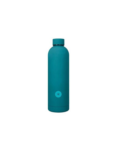Bouteille isotherme antartik acier inoxydable sans bpa 750ml coloris turquoise.