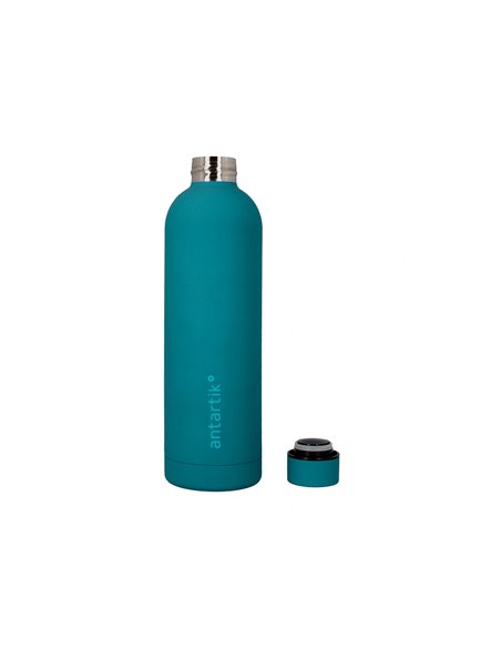 Bouteille isotherme antartik acier inoxydable sans bpa 750ml coloris turquoise.