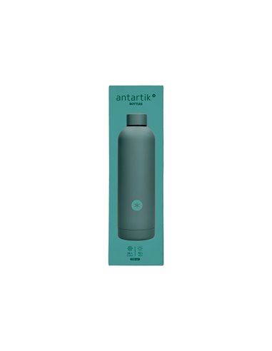 Bouteille isotherme antartik acier inoxydable sans bpa 750ml coloris turquoise.