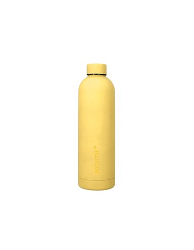 Bouteille isotherme antartik acier inoxydable sans bpa 750ml coloris jaune.