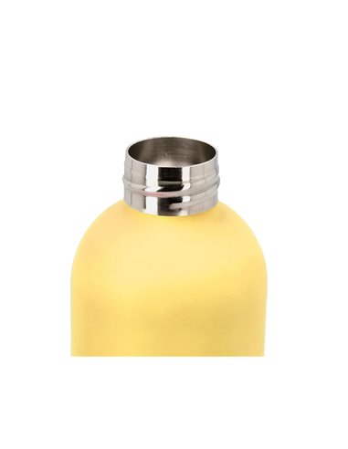 Bouteille isotherme antartik acier inoxydable sans bpa 750ml coloris jaune.