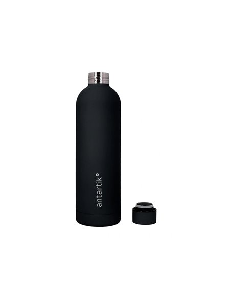 Bouteille isotherme antartik acier inoxydable sans bpa 750ml coloris noir.