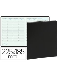 Agenda exacompta broché horizons 22 semainer couverture plastique 1 semaine 2 pages 225x185mm coloris assortis.